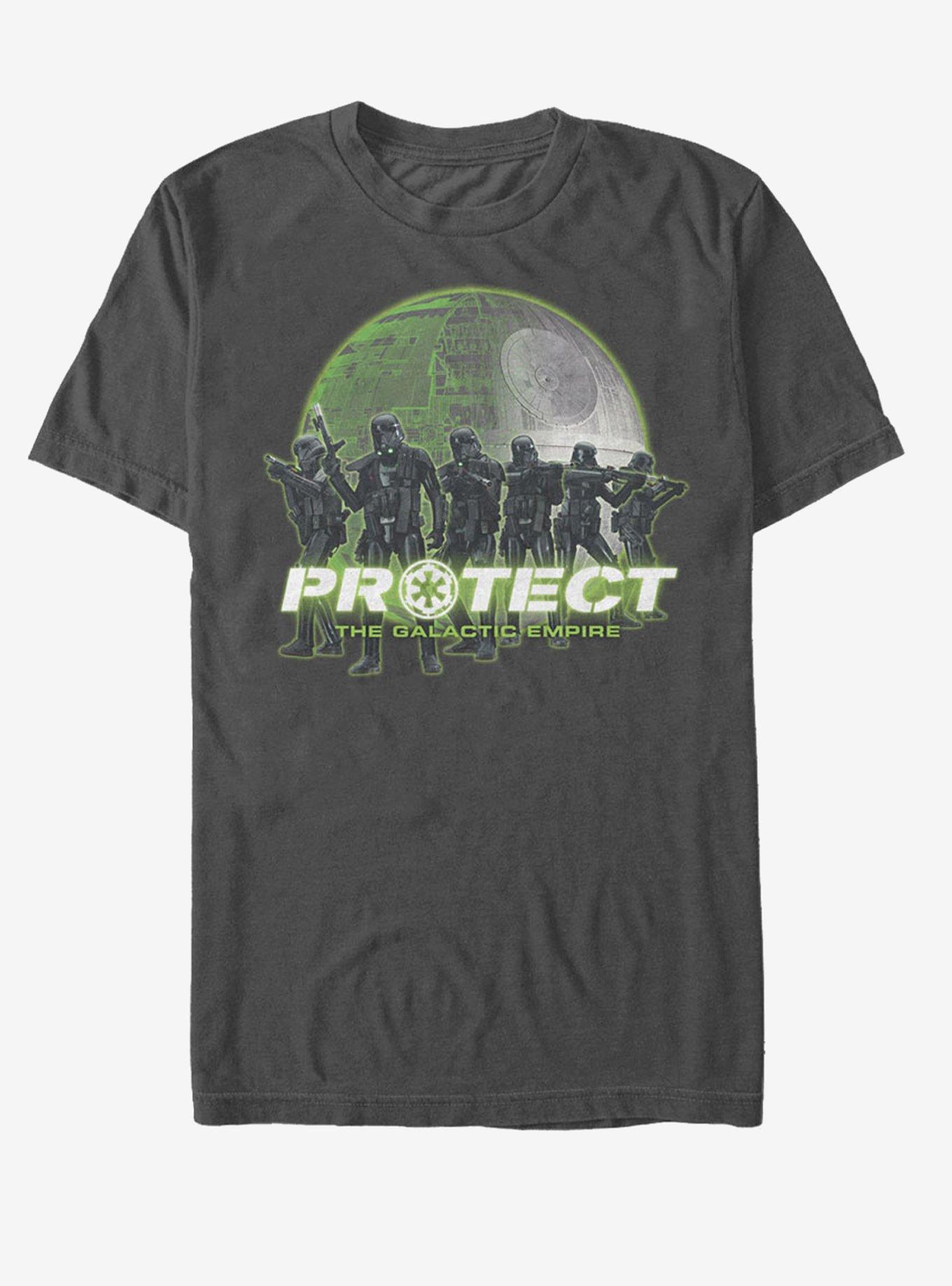 Star Wars Death Trooper Protect Death Star T-Shirt, CHARCOAL, hi-res