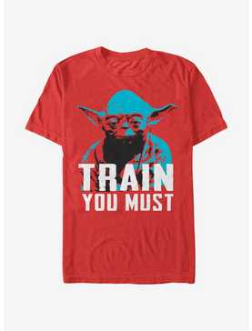 Star Wars Yoda Small You are Train You Must T-Shirt, , hi-res