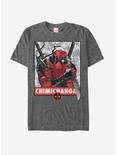 Marvel Deadpool Chimichangas Poster T-Shirt, CHAR HTR, hi-res