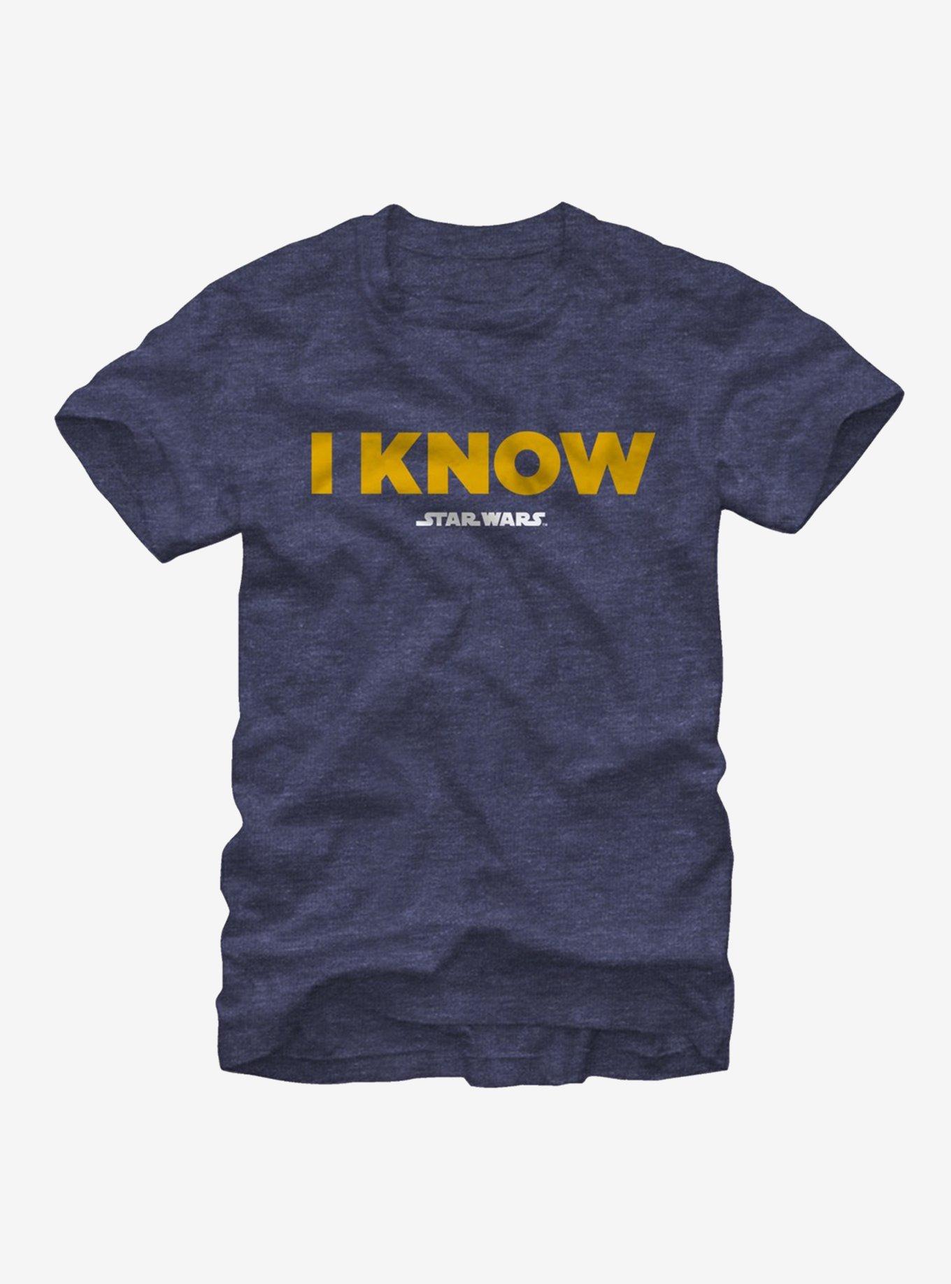 Star Wars Han Solo I Know T-Shirt, , hi-res