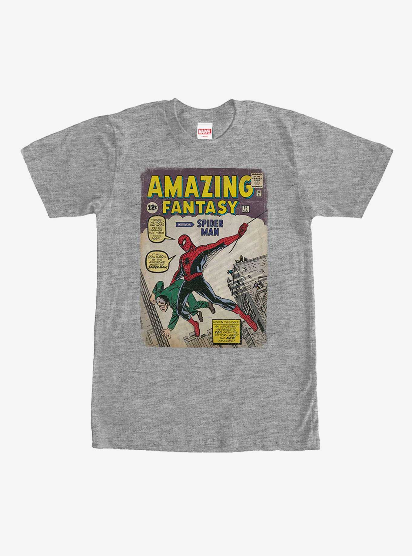 Marvel Spider-Man Comic Book Cover Print T-Shirt, , hi-res