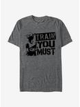 Star Wars Yoda Train You Must T-Shirt, CHAR HTR, hi-res