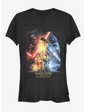 Star Wars Episode VII The Force Awakens Cool Poster Girls T-Shirt, , hi-res
