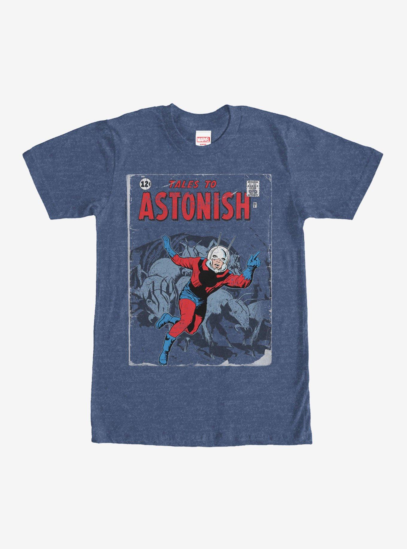 Marvel Ant-Man Classic Tales To Astonish T-Shirt, NAVY HTR, hi-res