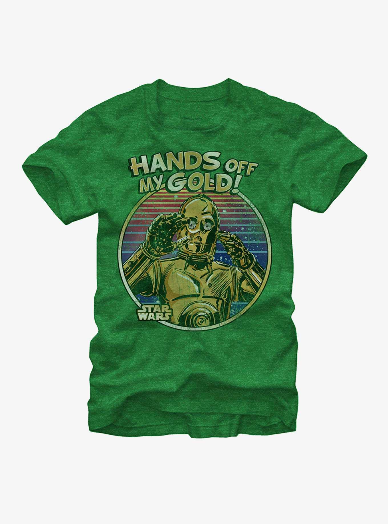 Star Wars C-3PO Hands Off My Gold T-Shirt, , hi-res