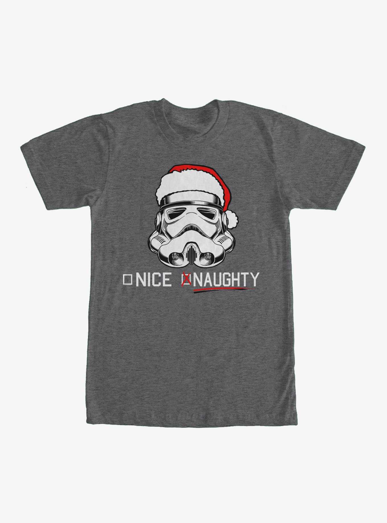 Star Wars Christmas Stormtrooper Naughty List T-Shirt, , hi-res