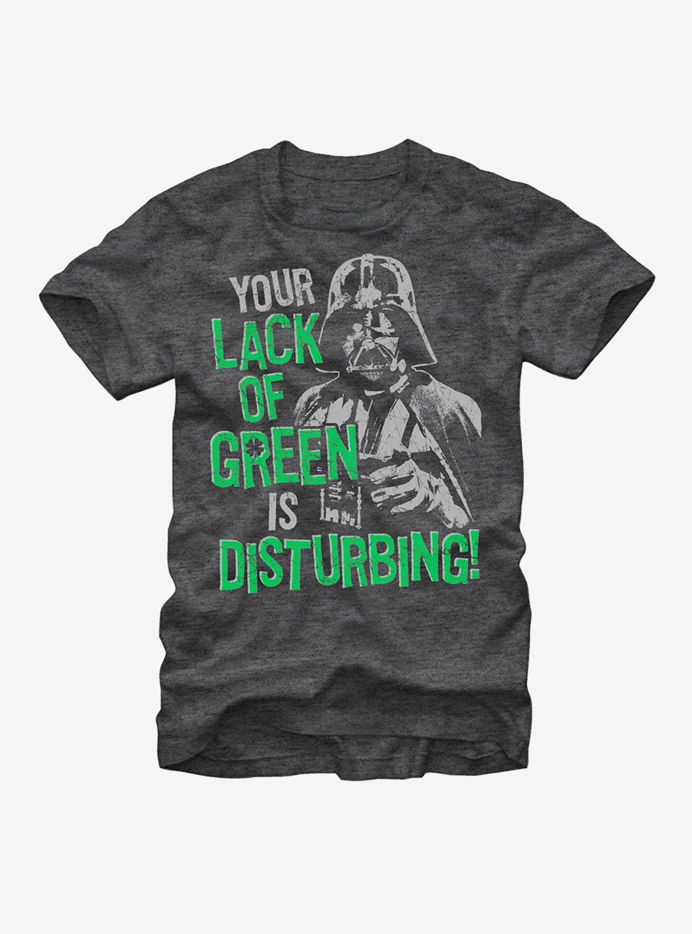 Star Wars Lack of Green T-Shirt, CHAR HTR, hi-res