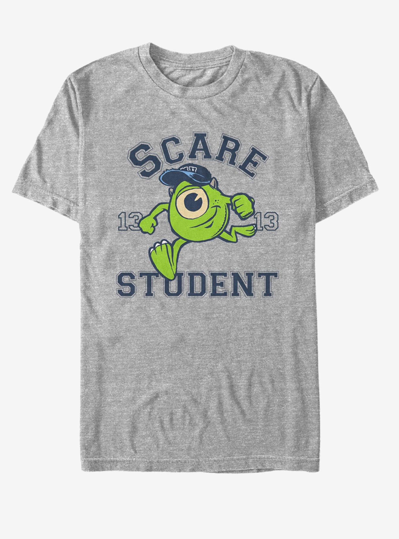 Monsters Inc. Mike Scare Student T-Shirt, ATH HTR, hi-res