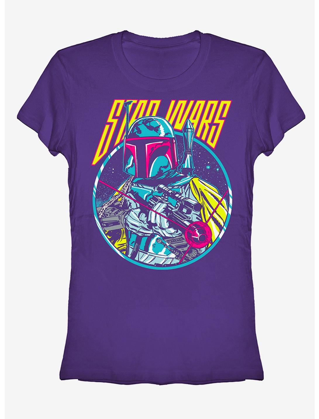 Star Wars Boba Fett Blaster Girls T-Shirt, PURPLE, hi-res