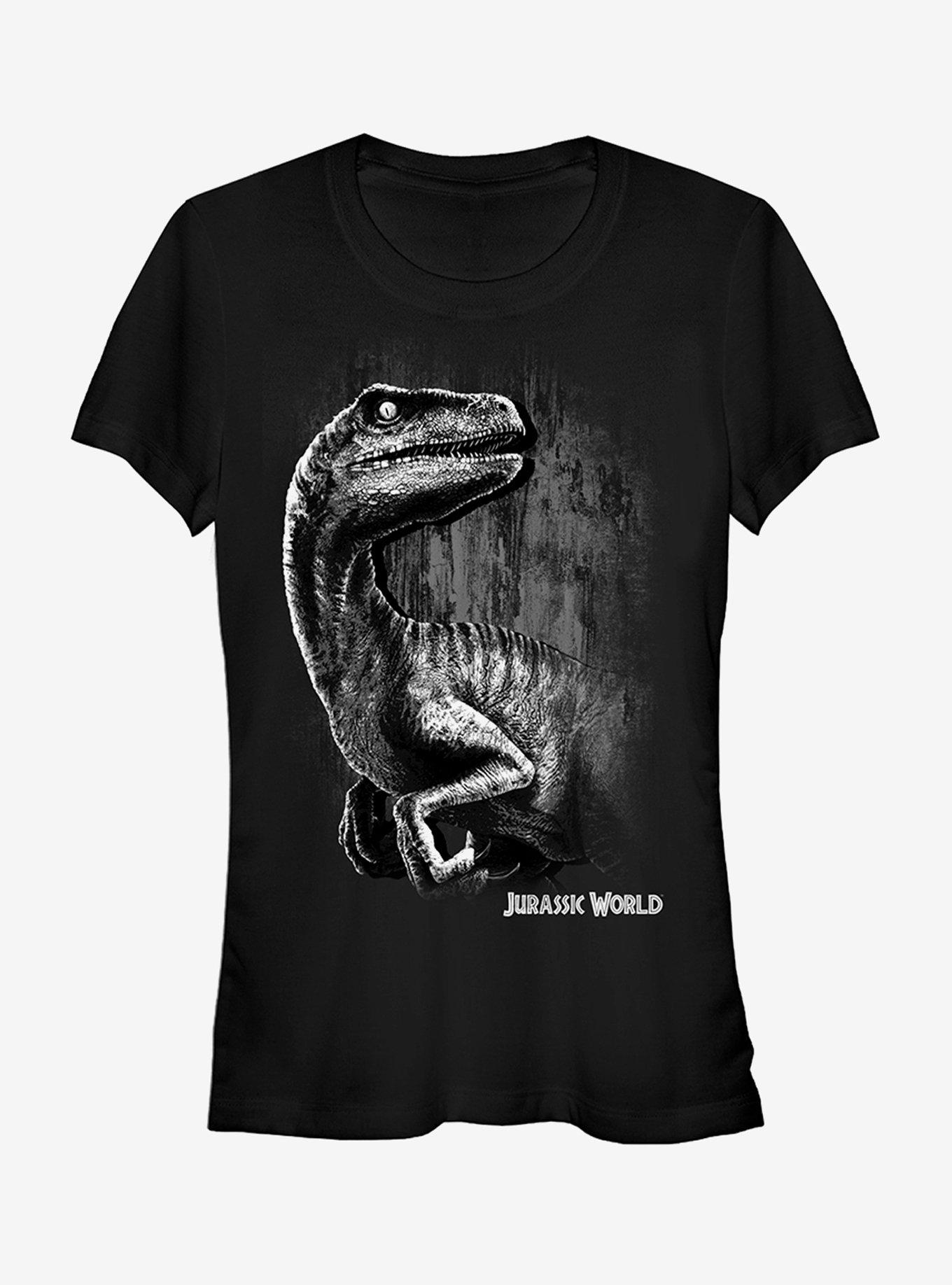 Jurassic World Blue The Velociraptor Girls T-Shirt, BLACK, hi-res