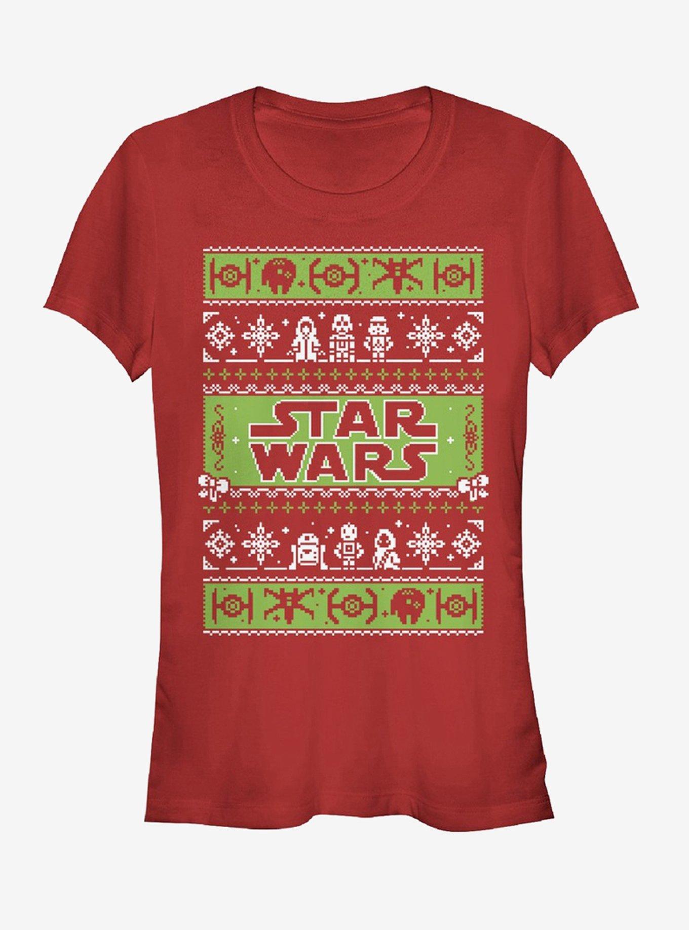 Star Wars Ugly Christmas Sweater Come to the Merry Side Girls T-Shirt, , hi-res