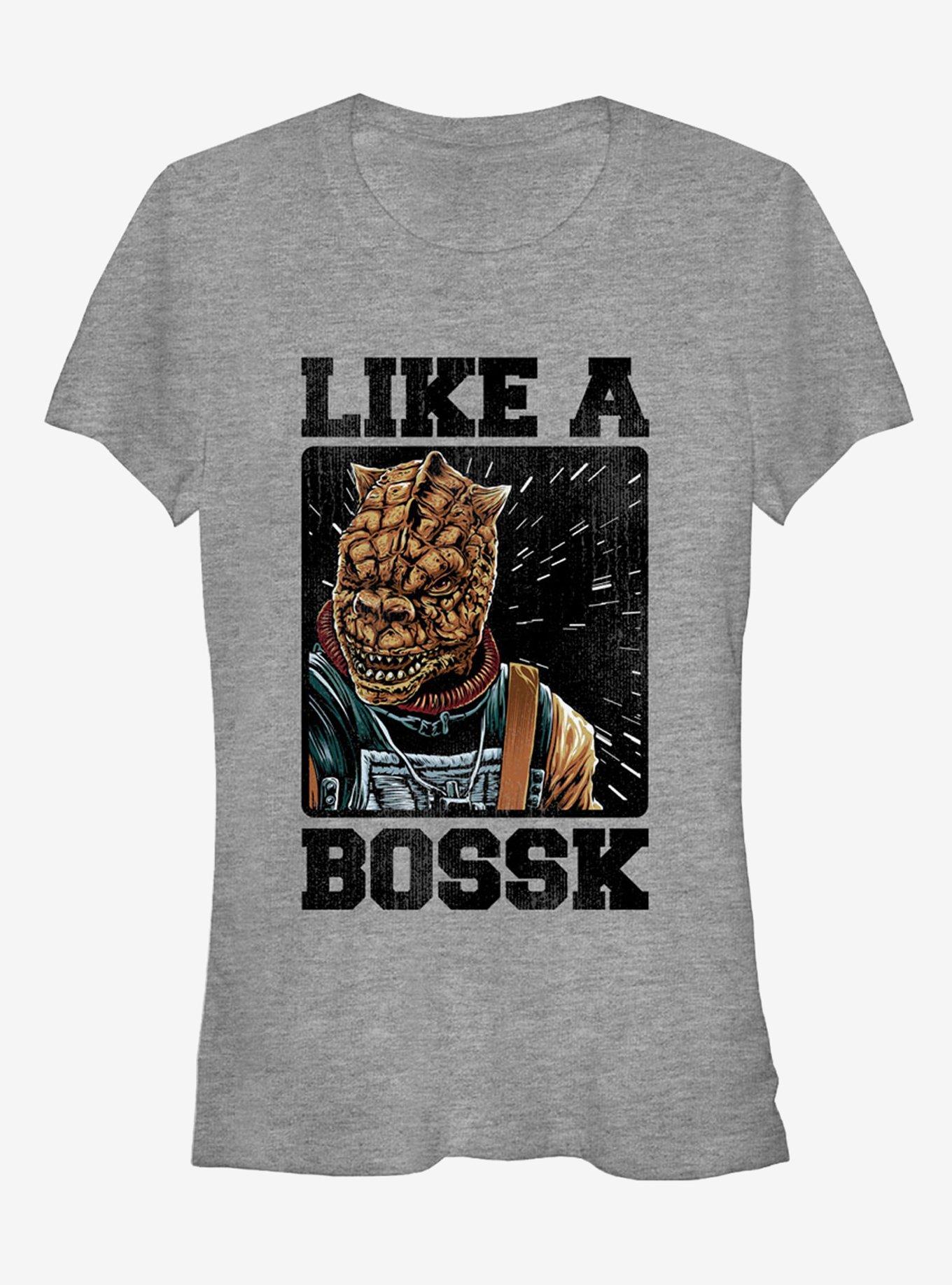 Star Wars Bounty Hunter Like a Bossk Girls T-Shirt, ATH HTR, hi-res