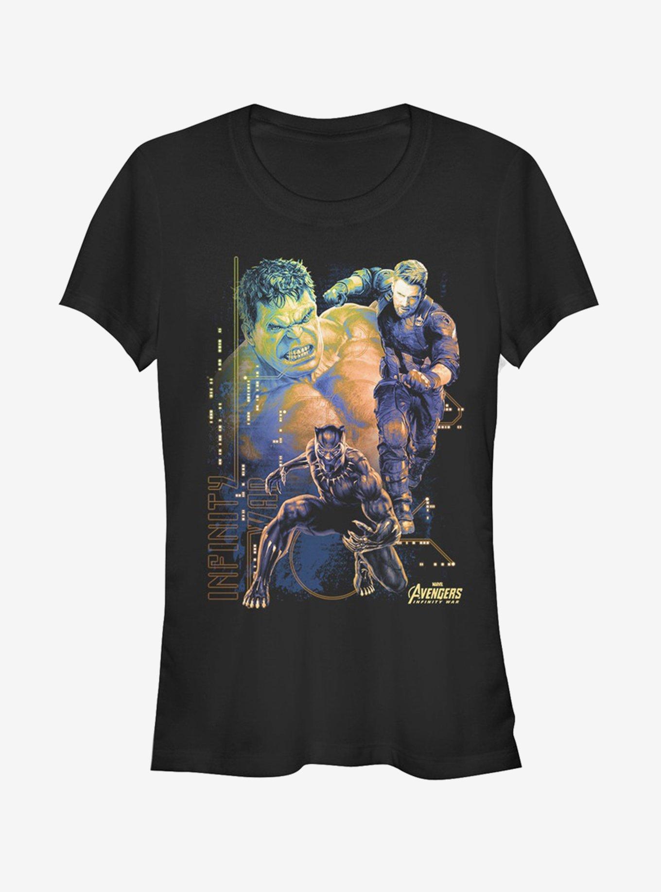 Marvel Avengers: Infinity War Heroes Girls T-Shirt