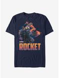 Marvel Avengers: Infinity War Rocket Portrait T-Shirt, NAVY, hi-res