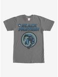 Marvel Black Panther Leap T-Shirt, CHARCOAL, hi-res