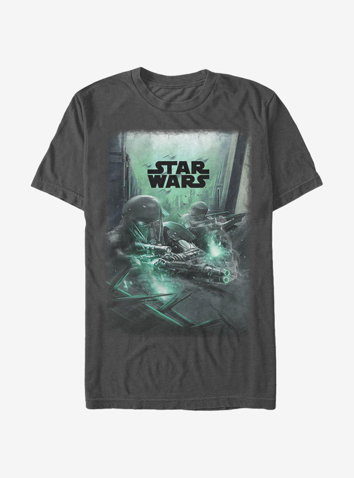 Star Wars Death Trooper Blasters T-Shirt, CHARCOAL, hi-res