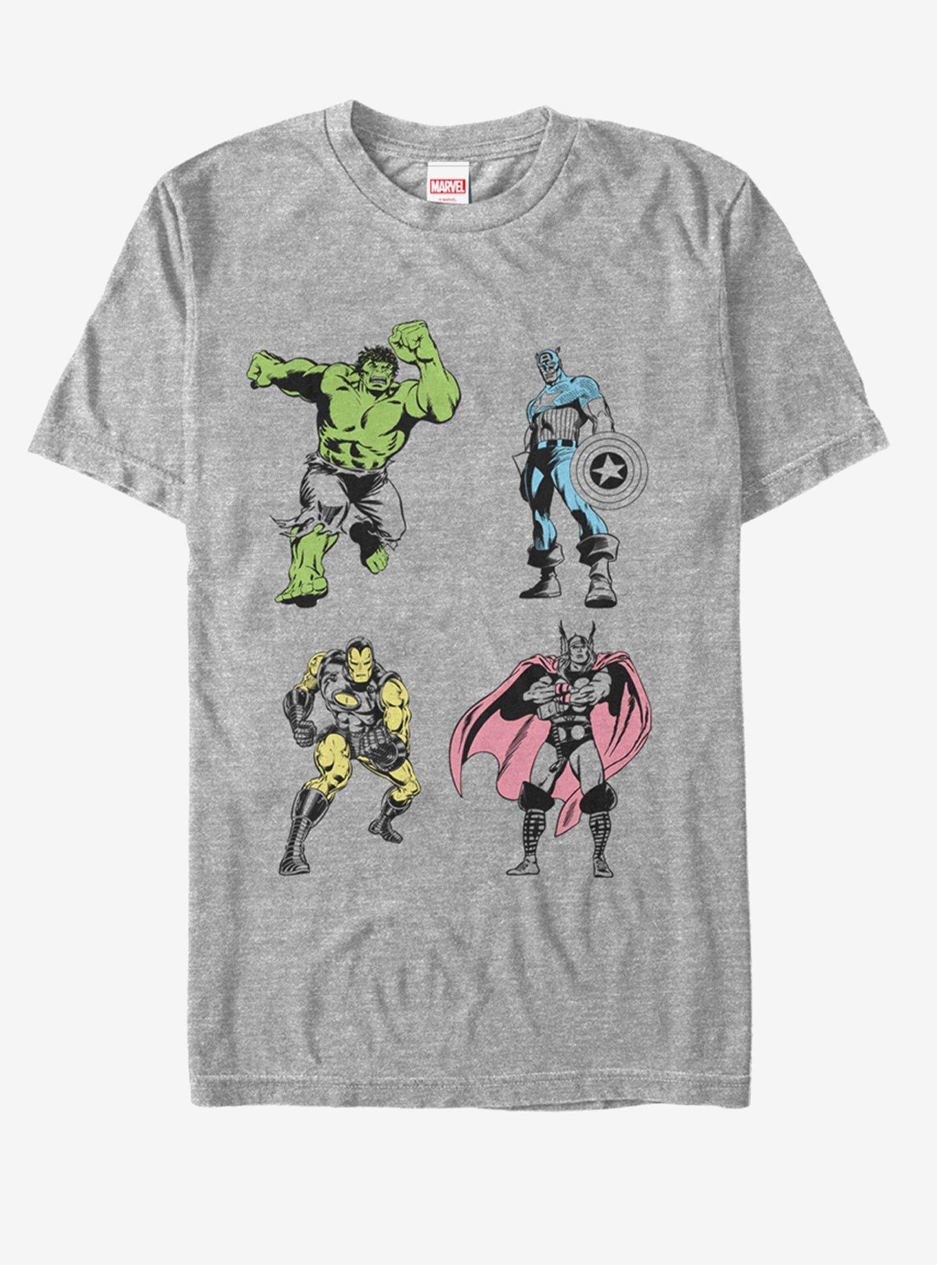 Marvel Avengers Pop T-Shirt, ATH HTR, hi-res