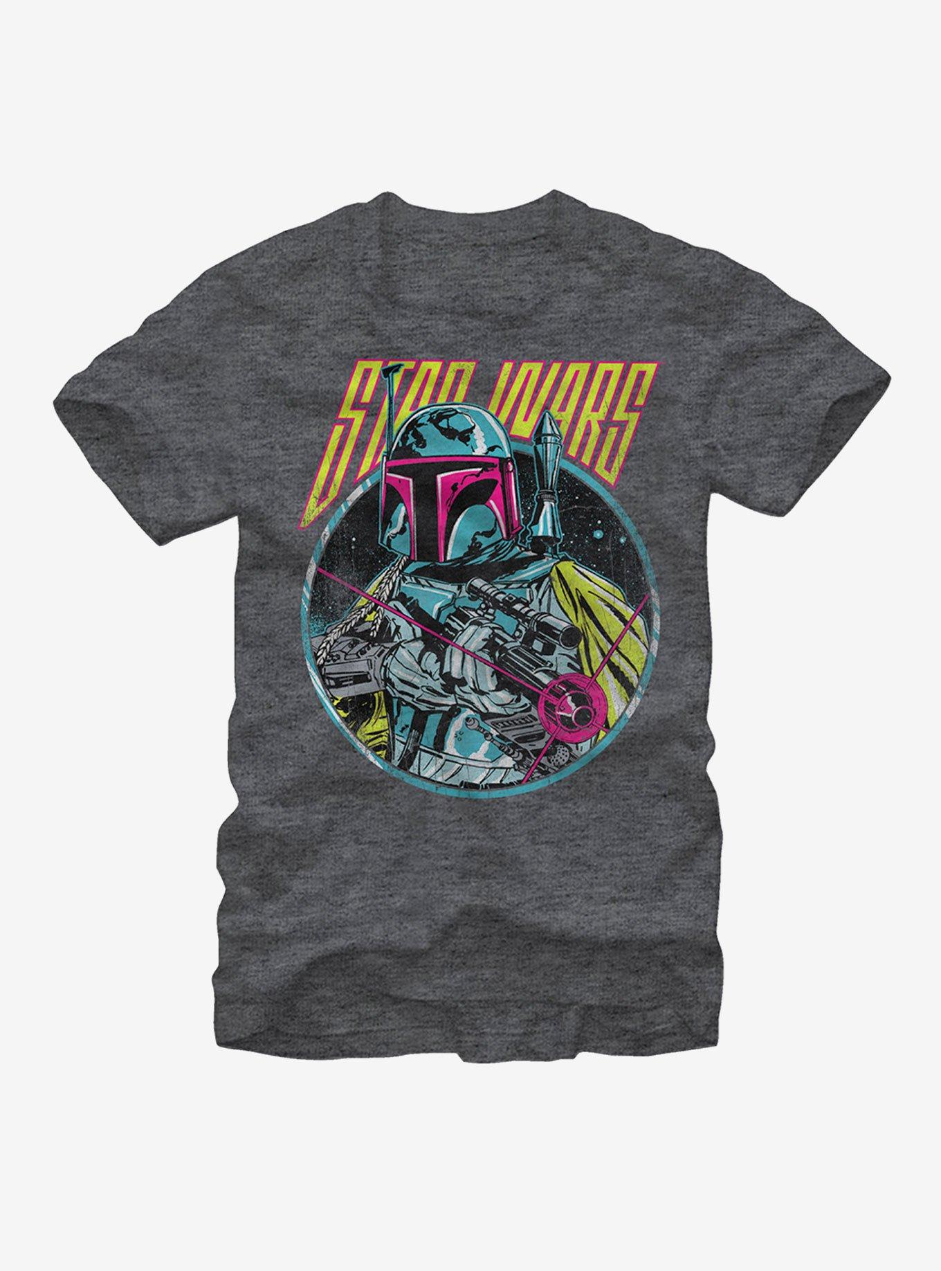 Star Wars Boba Fett Blaster T-Shirt, CHAR HTR, hi-res