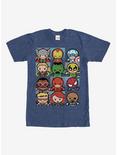 Marvel Kawaii Heroes T-Shirt, NAVY HTR, hi-res