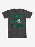Nintendo Mario Get Life T-Shirt, CHAR HTR, hi-res