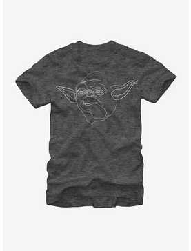 Star Wars Yoda Outline T-Shirt, , hi-res