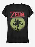 Nintendo Legend of Zelda Skull Kid in the Moon Girls T-Shirt, BLACK, hi-res