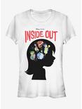 Disney Pixar Inside Out Riley Emotions Silhouette Girls T-Shirt, WHITE, hi-res
