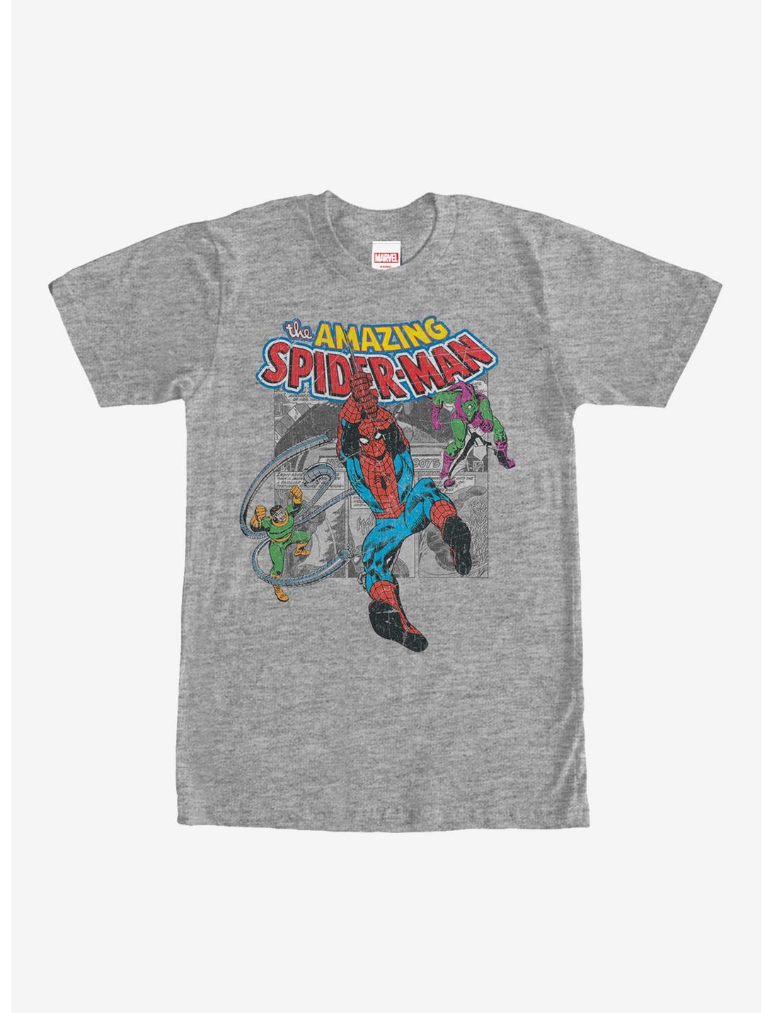 Marvel Amazing Spider-Man Battles Evil T-Shirt, ATH HTR, hi-res