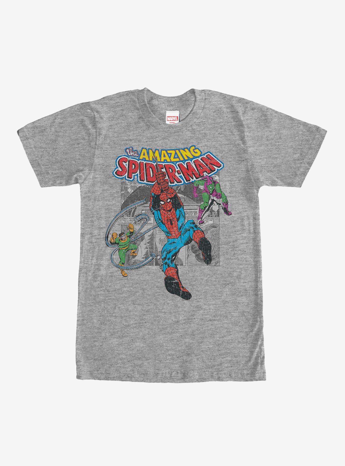 Marvel Amazing Spider-Man Battles Evil T-Shirt - BLACK | Hot Topic