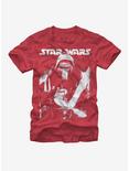 Star Wars Kylo Ren Stare Down T-Shirt, RED HTR, hi-res