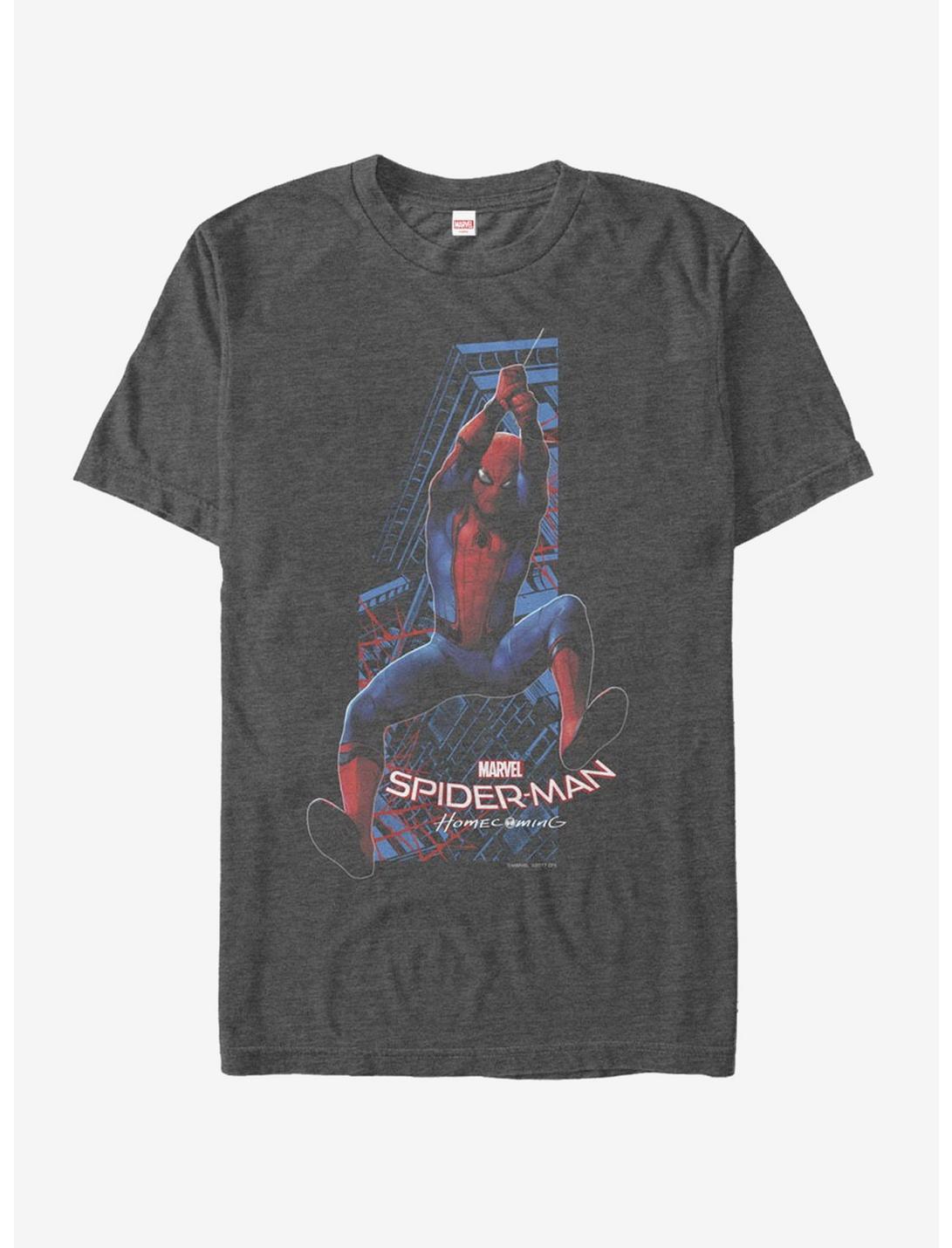 Marvel Spider-Man Homecoming Swing T-Shirt, CHAR HTR, hi-res