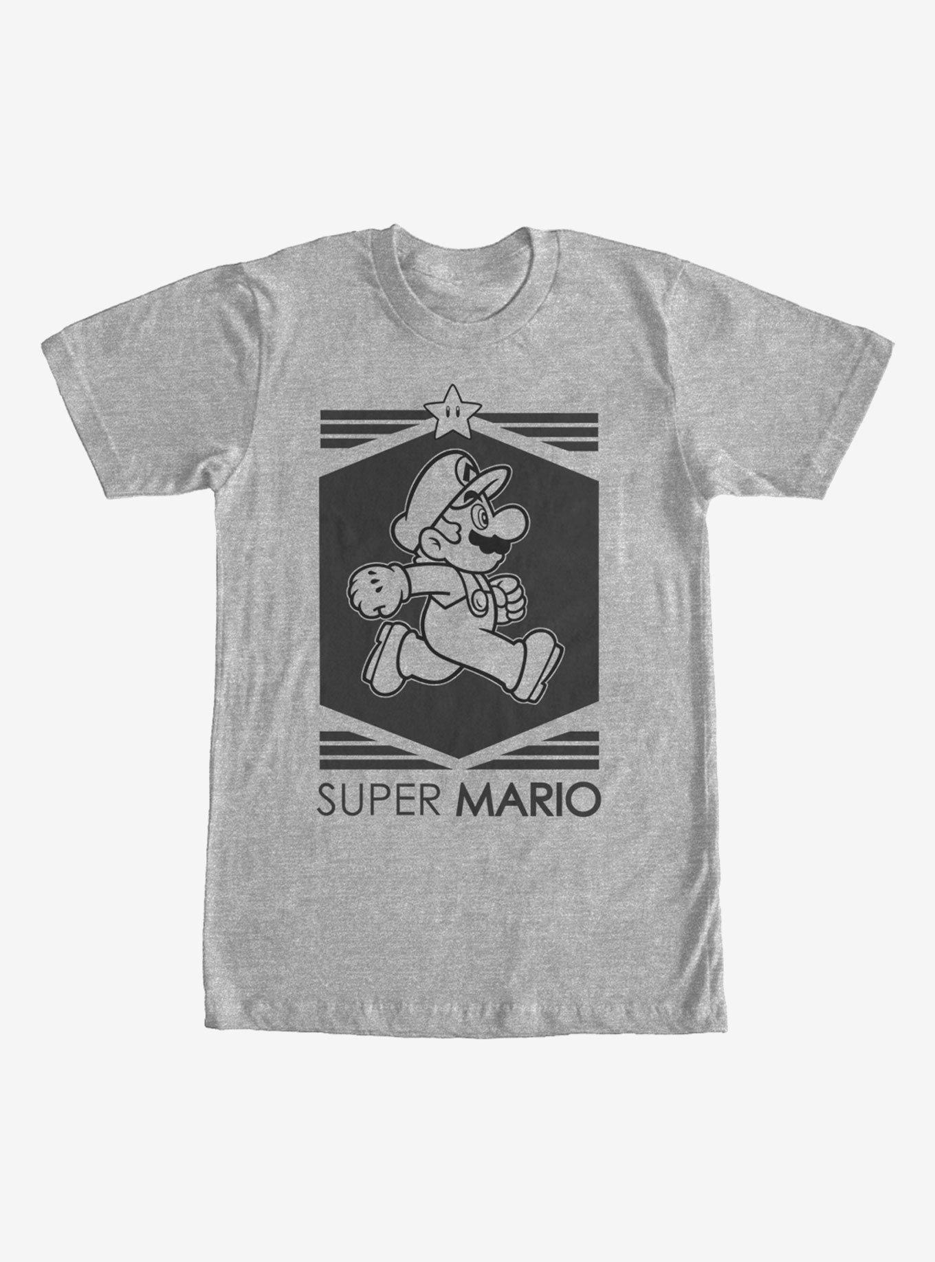 Nintendo Super Mario Star T-Shirt, ATH HTR, hi-res