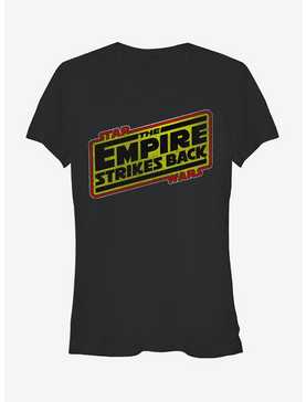 Star Wars Episode V The Empire Strikes Back Logo Girls T-Shirt, , hi-res