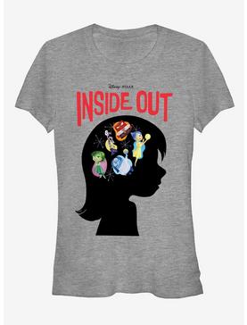 Disney Pixar Inside Out Riley Emotions Silhouette Girls T-Shirt, ATH HTR, hi-res