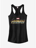 Marvel Avengers: Infinity War Classic Logo Girls T-Shirt, BLACK, hi-res