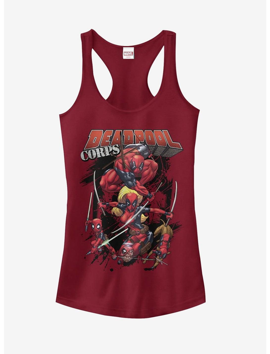 Marvel Deadpool Corps Girls Tank Top, SCARLET, hi-res