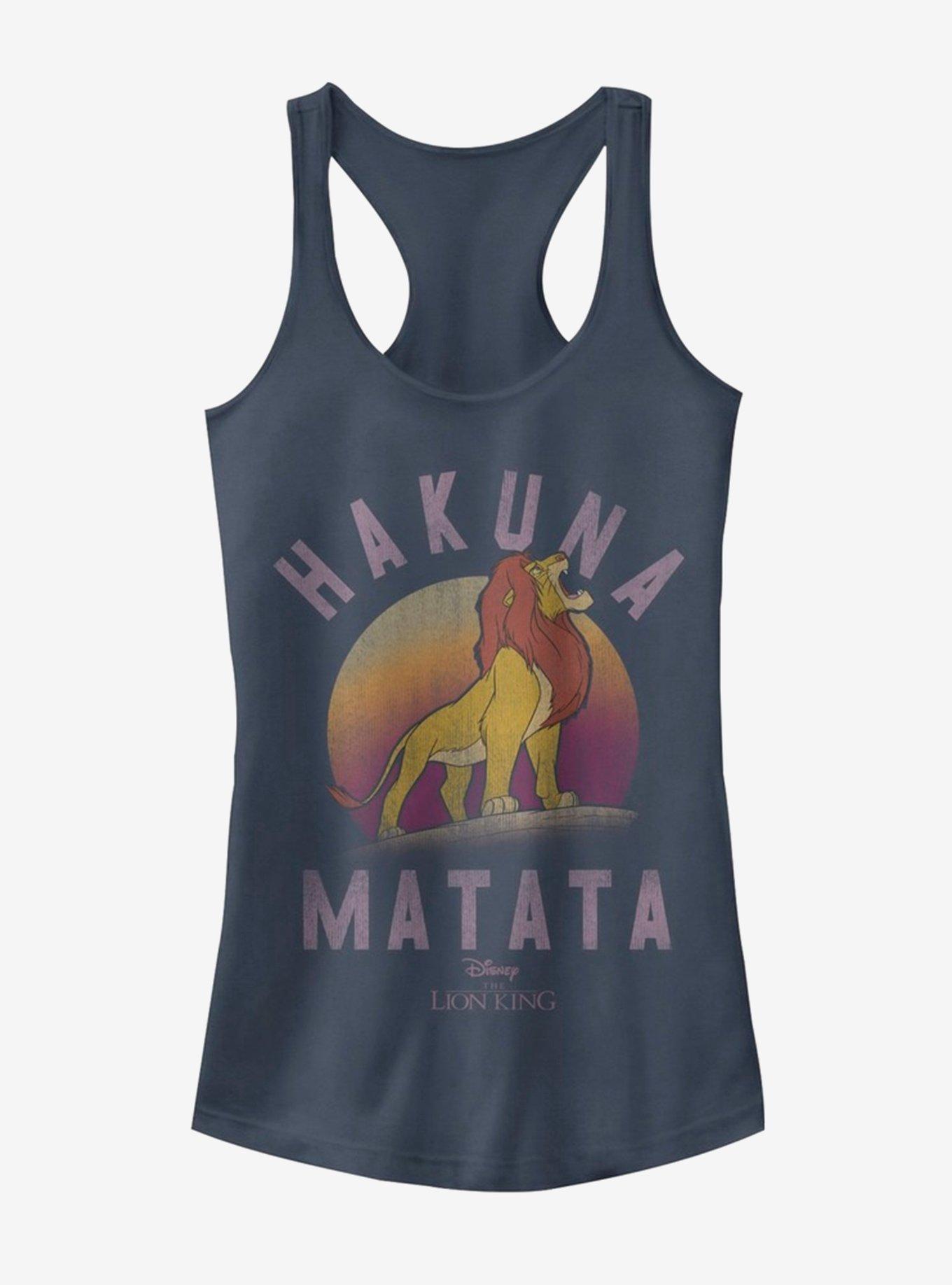 Disney The Lion King Simba Hakuna Matata Girls Tank Top, INDIGO, hi-res