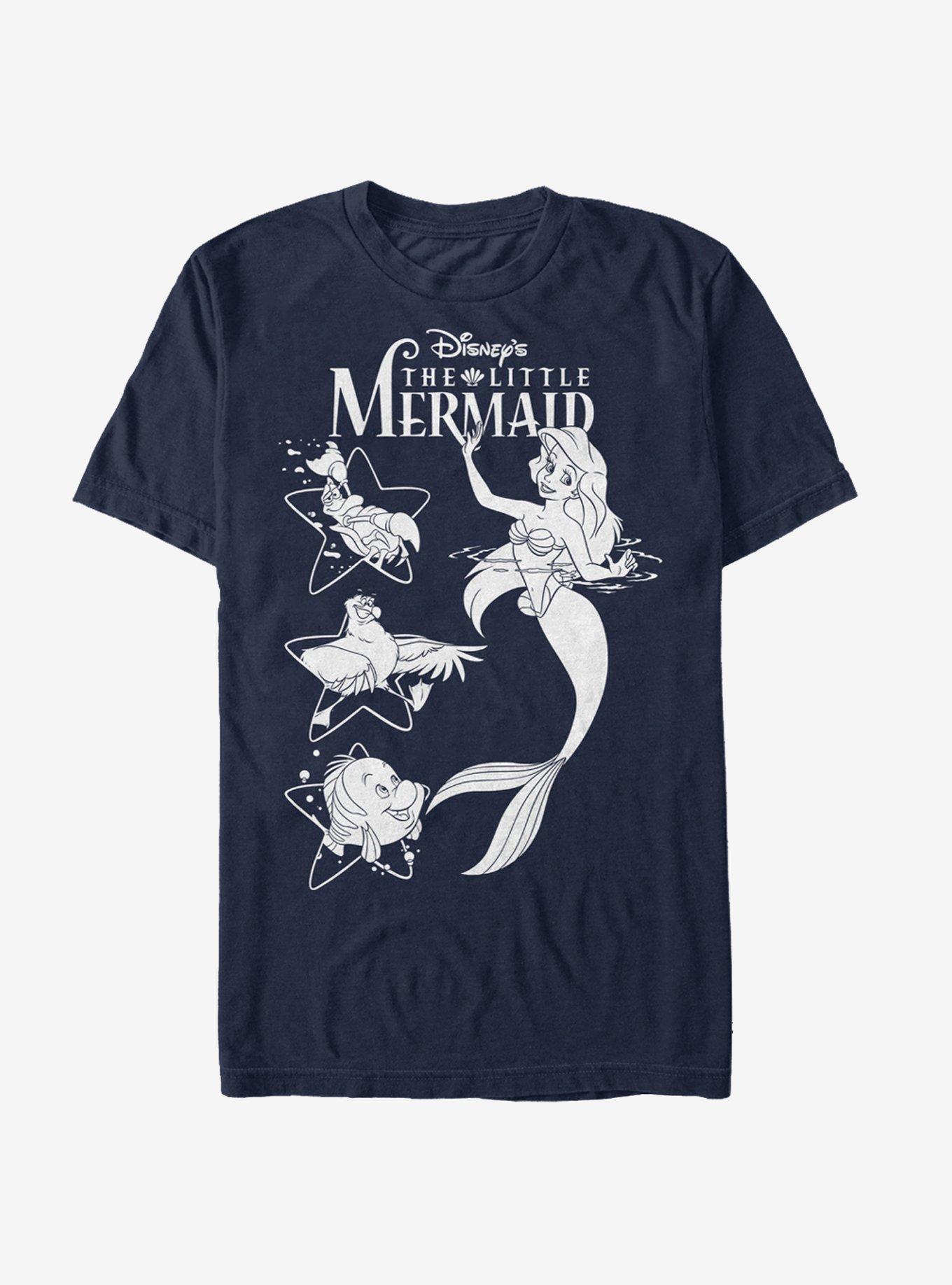 Disney The Little Mermaid Ariel And Friends T-Shirt, , hi-res