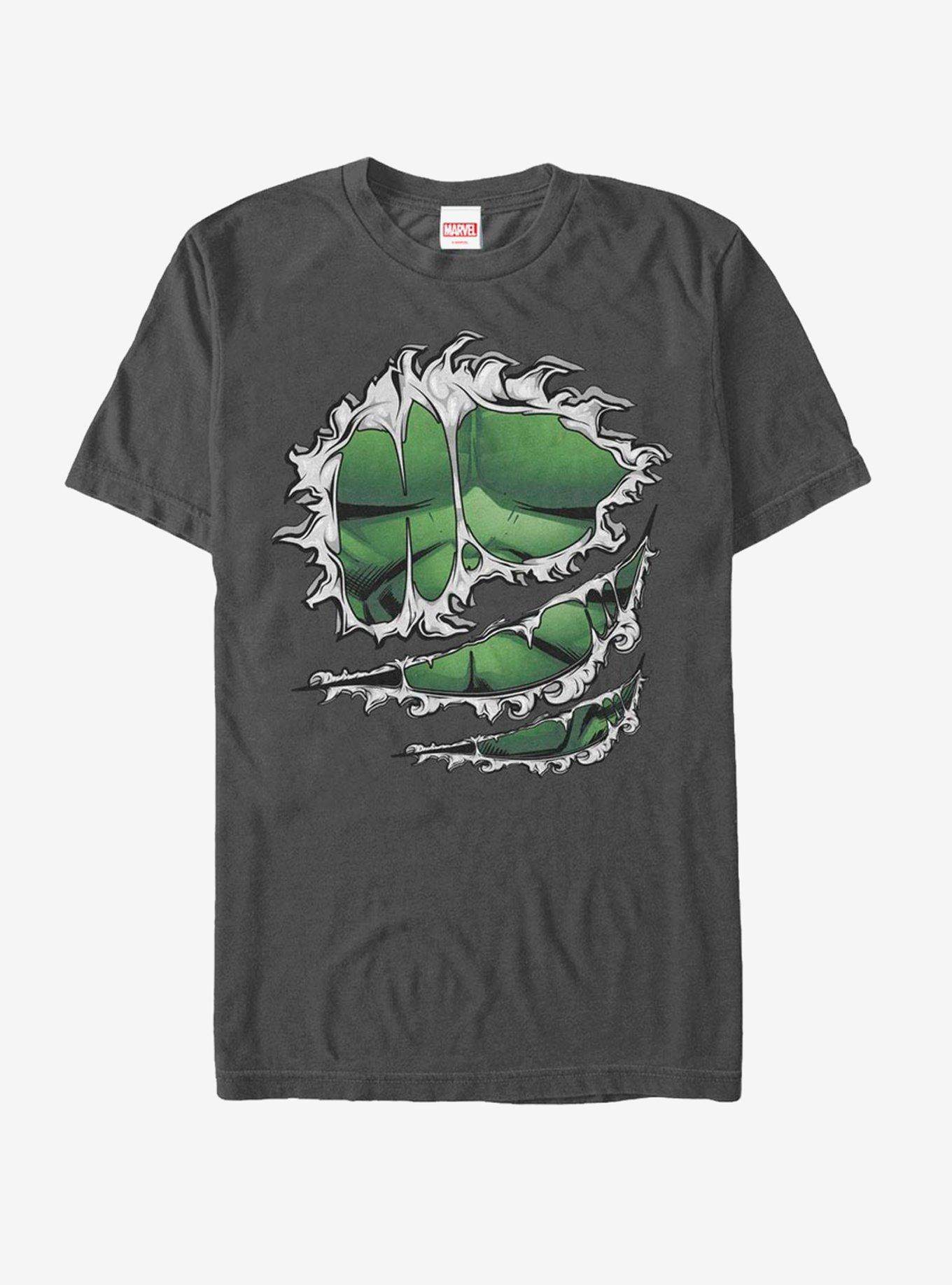 Marvel Halloween Hulk Rip Costume T-Shirt, CHARCOAL, hi-res
