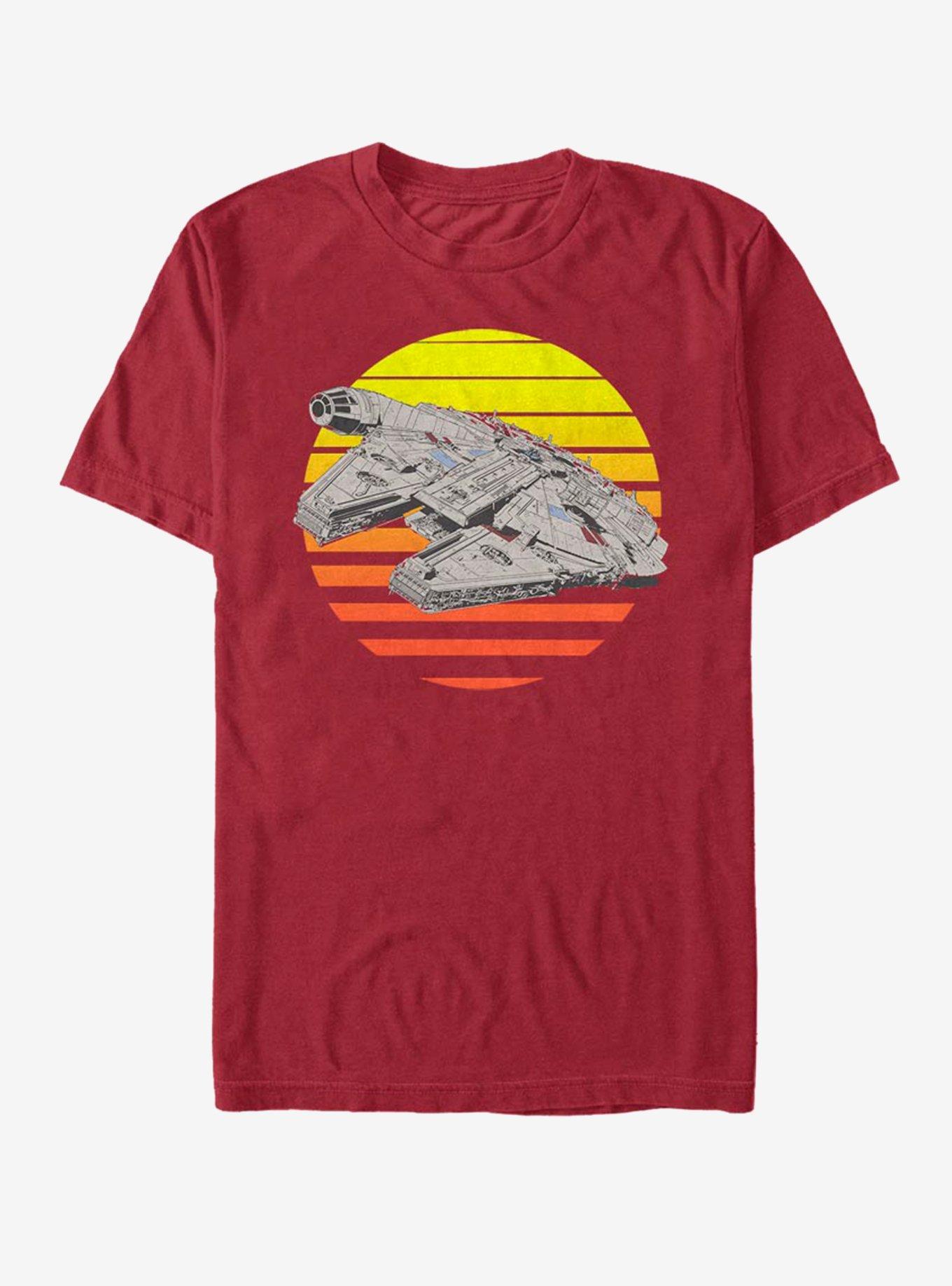 Star Wars Millennium Falcon Sunset T-Shirt