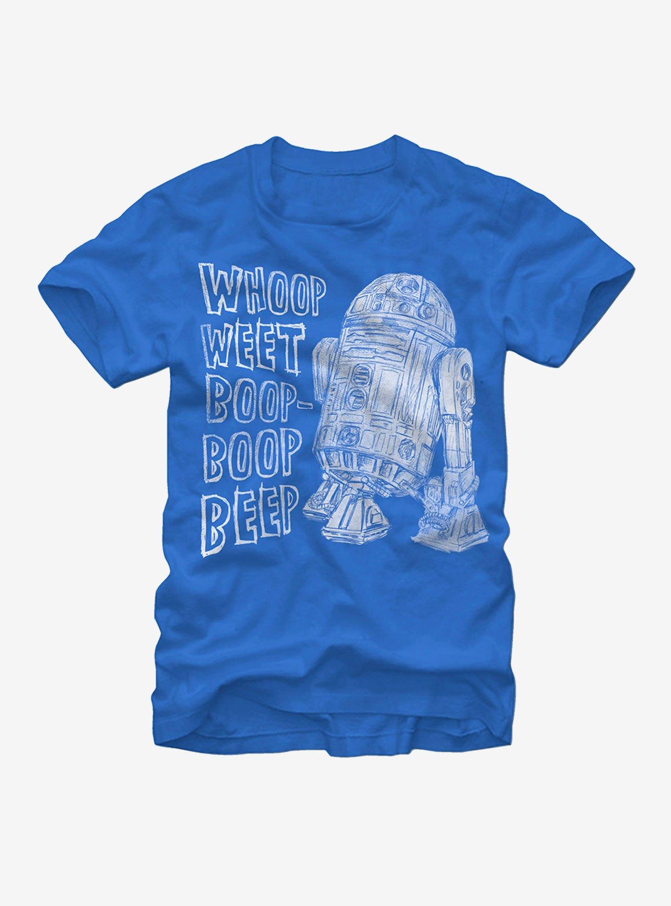 Star Wars R2D2 Words of Wisdom T-Shirt, ROYAL, hi-res