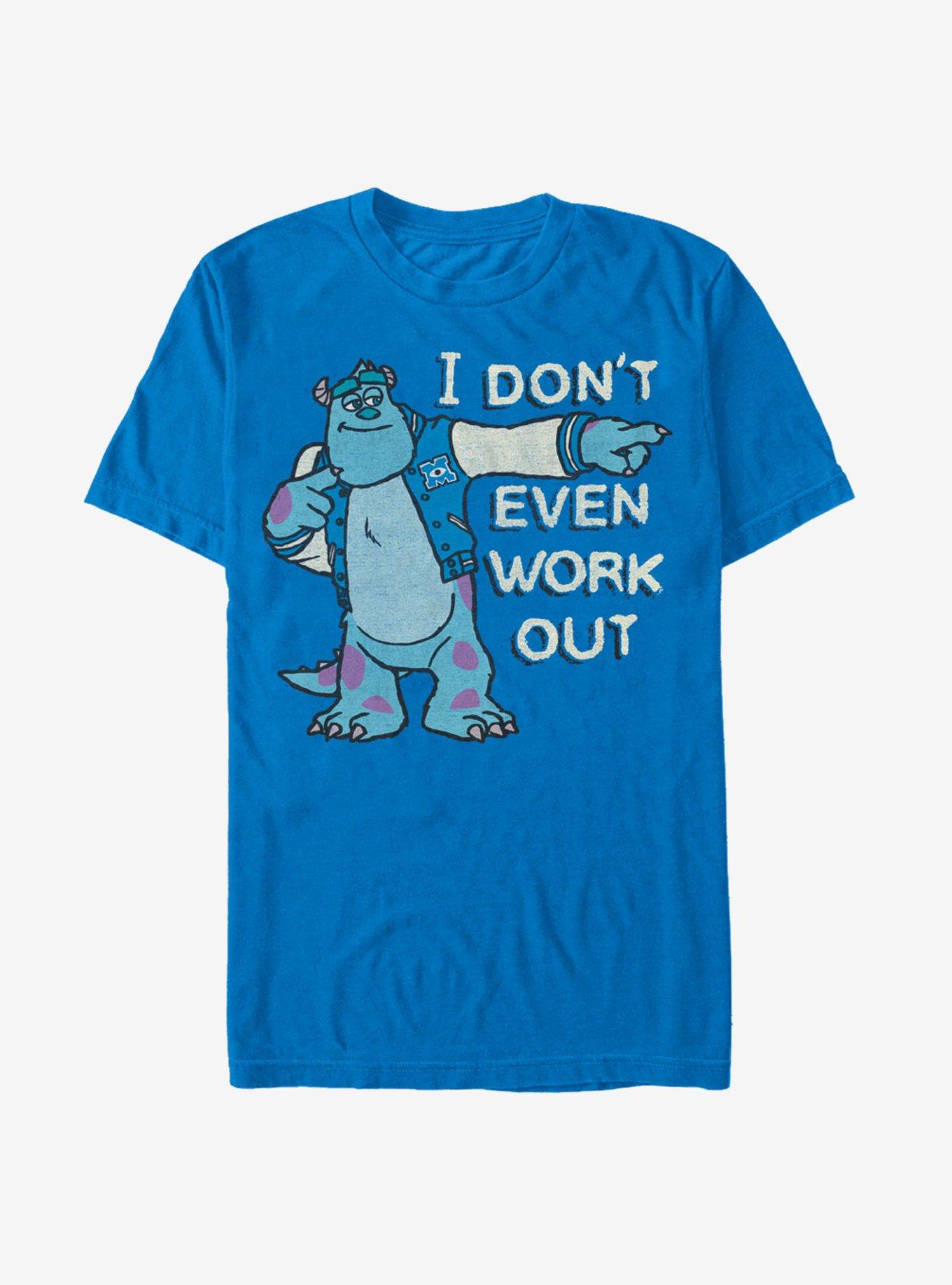 Monsters Inc. Sulley I Don't Even Work Out T-Shirt