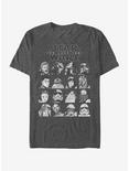 Star Wars Character Page T-Shirt, CHAR HTR, hi-res