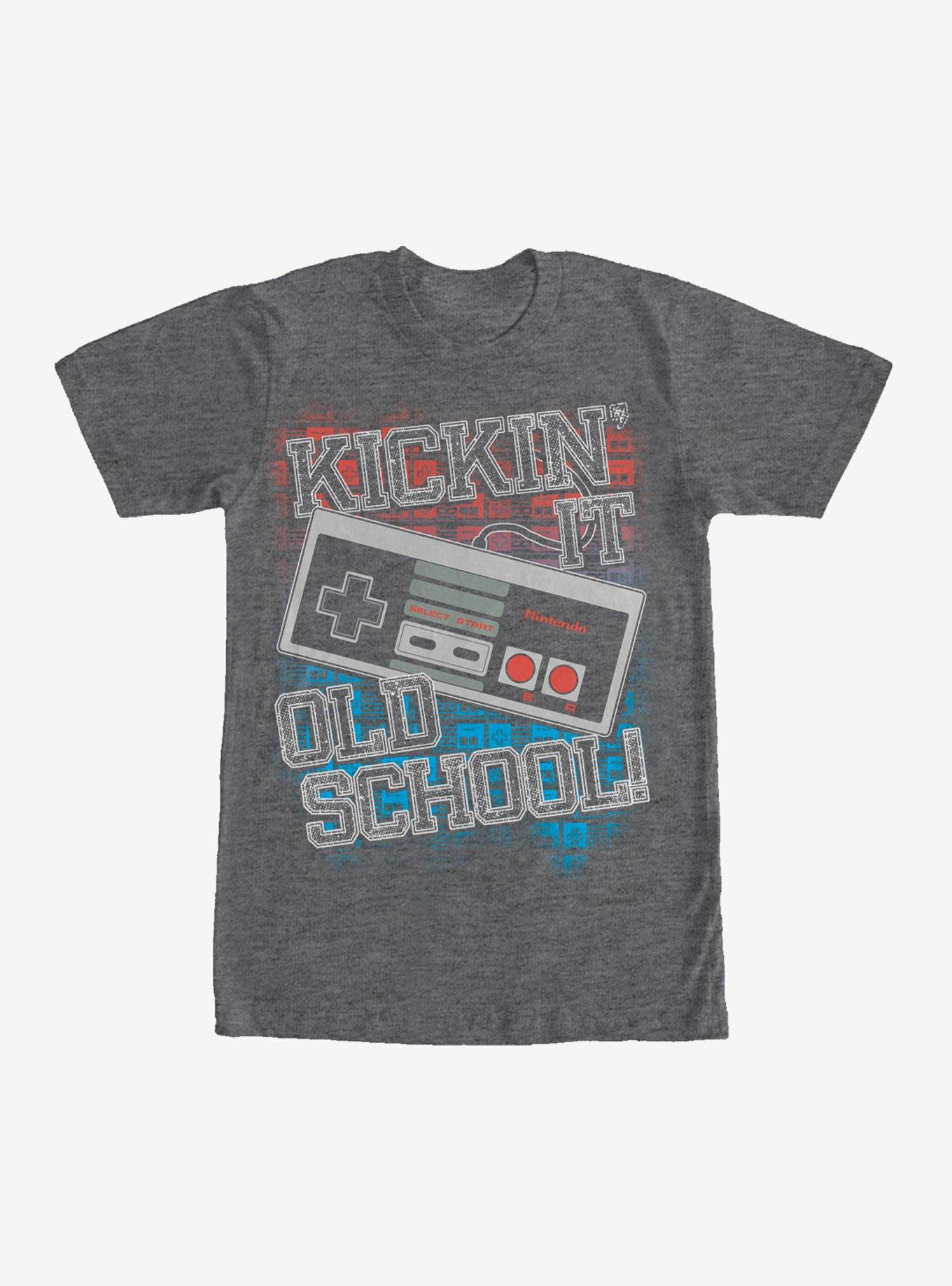 Nintendo Kicking It Old School NES Controller T-Shirt, , hi-res