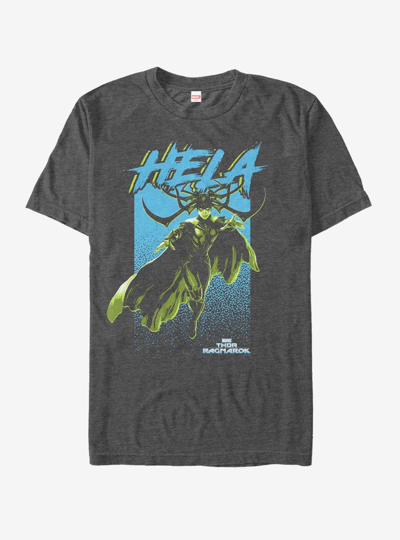 Marvel Thor: Ragnarok Hela Portrait T-Shirt, CHAR HTR, hi-res