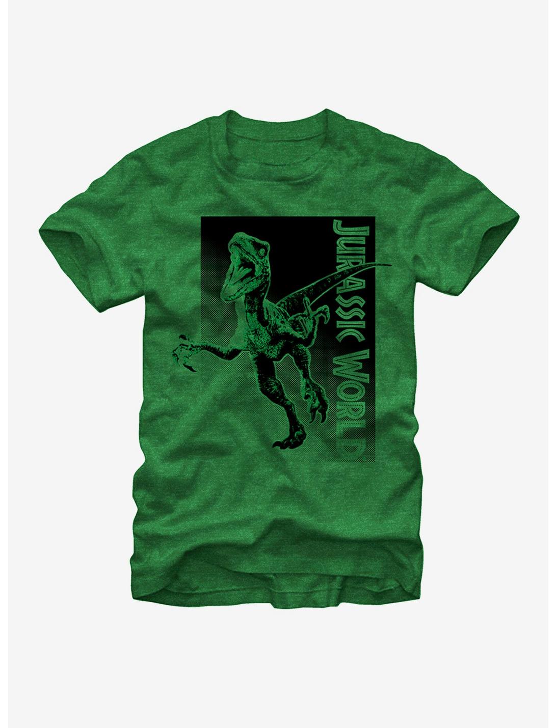 Jurassic World Velociraptor Attack T-Shirt, KEL HTR, hi-res