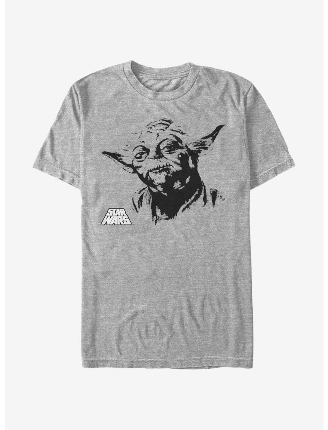 Star Wars Yoda Portrait T-Shirt, ATH HTR, hi-res