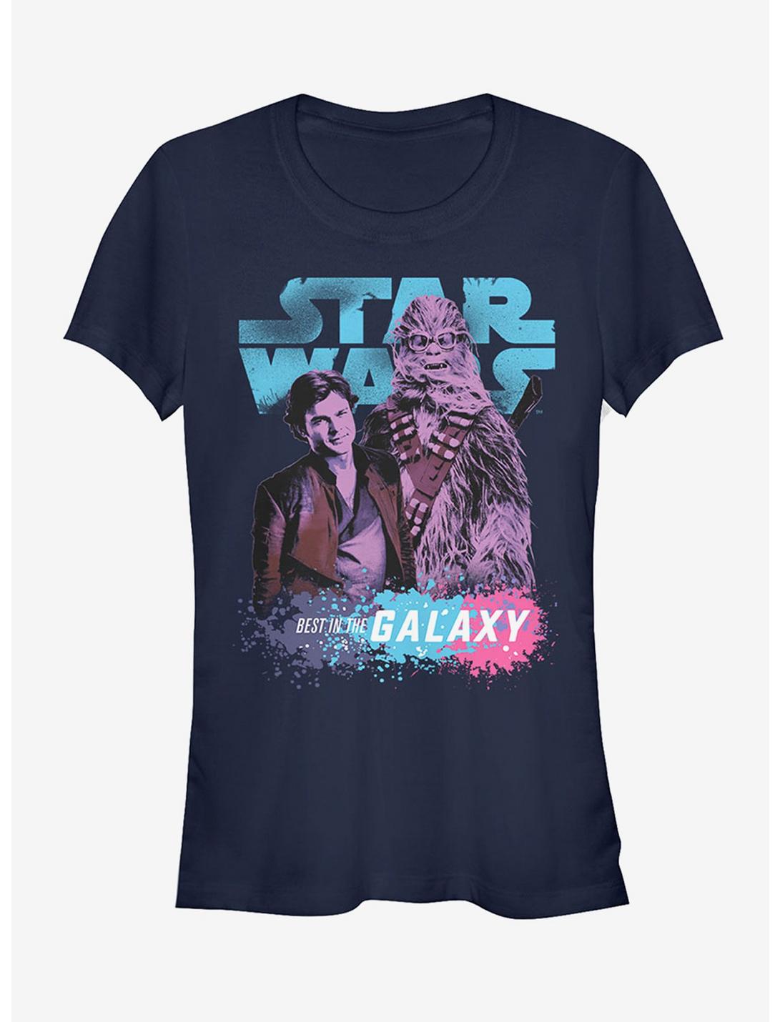 Star Wars Best Friends in the Galaxy Girls T-Shirt, NAVY, hi-res