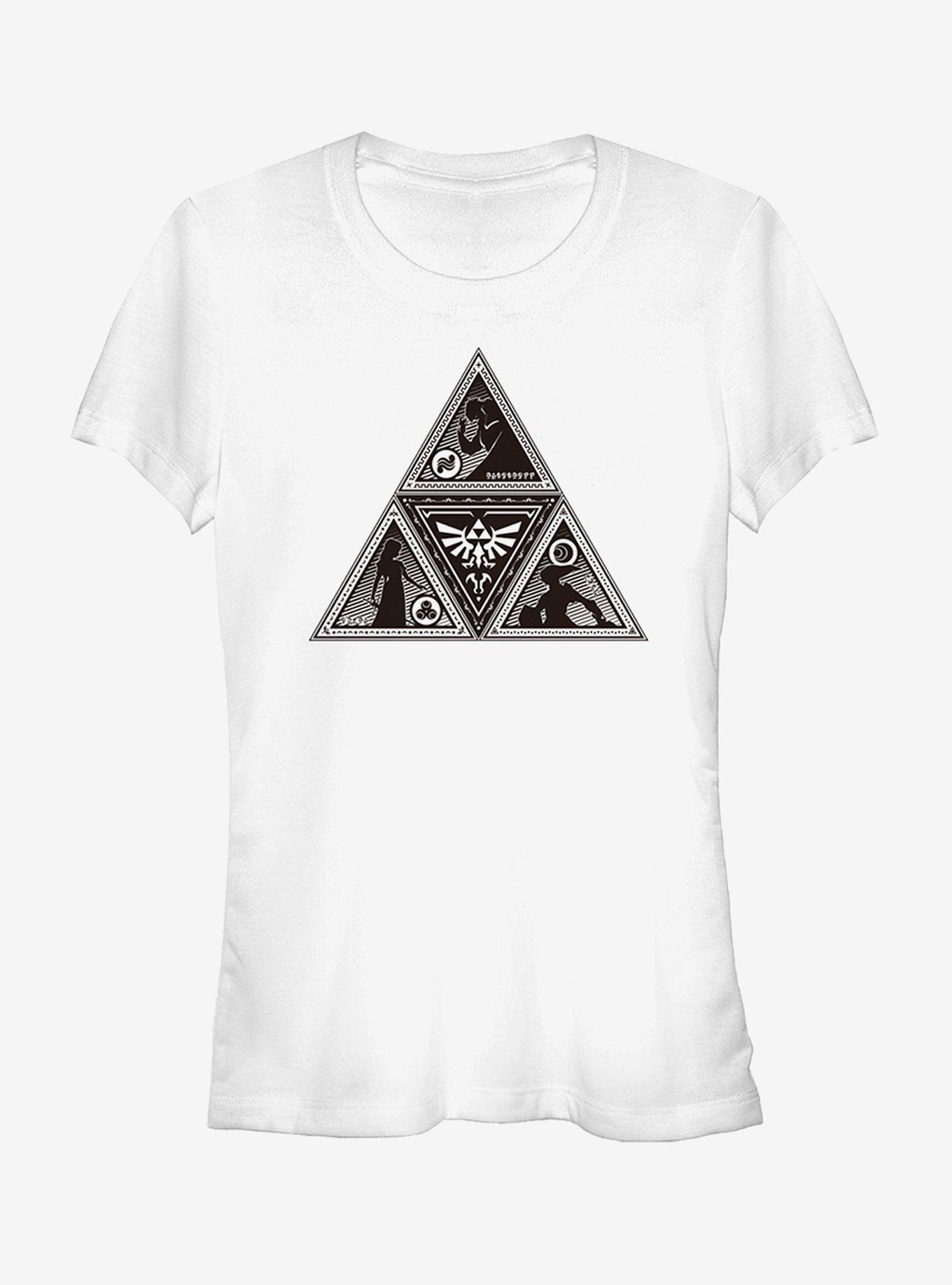 Nintendo Legend of Zelda Triforce Silhouette Girls T-Shirt