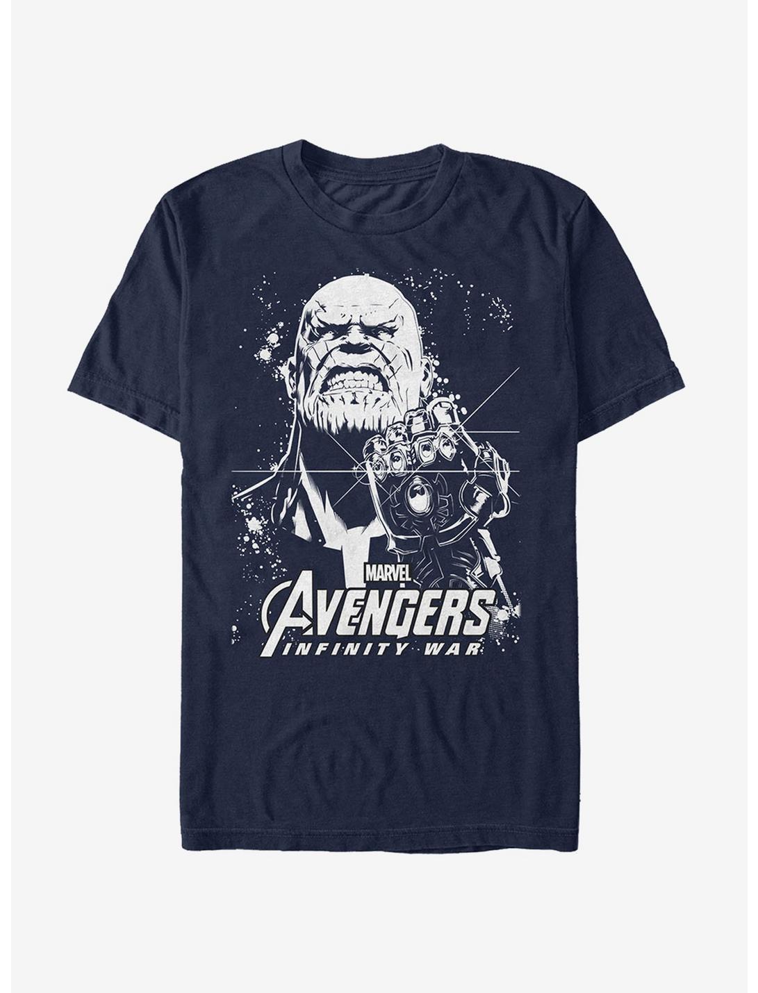 Marvel Avengers: Infinity War Thanos Fist T-Shirt, NAVY, hi-res